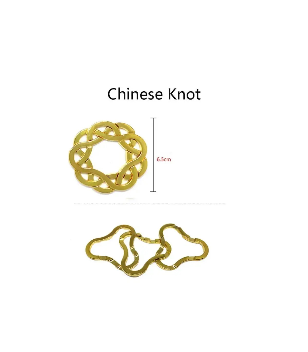 [7 Chinese Knot] Jouets classiques non enveloppés IQ, casse-tête en métal, Puzzle magique dérou