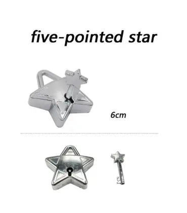 [17 Five Pointed Star] Jouets classiques non enveloppés IQ, casse-tête en métal, Puzzle magique
