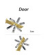 [11 Door] Jouets classiques non enveloppés IQ, casse-tête en métal, Puzzle magique déroutant, j
