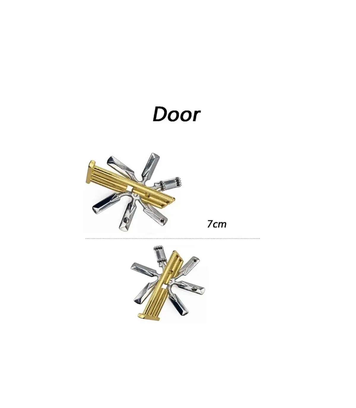 [11 Door] Jouets classiques non enveloppés IQ, casse-tête en métal, Puzzle magique déroutant, j