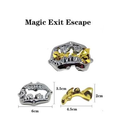 [25Magic Exit Escape] Jouets classiques non enveloppés IQ, casse-tête en métal, Puzzle magique 