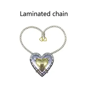 [22 Laminated Chain] Jouets classiques non enveloppés IQ, casse-tête en métal, Puzzle magique d