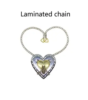[22 Laminated Chain] Jouets classiques non enveloppés IQ, casse-tête en métal, Puzzle magique d