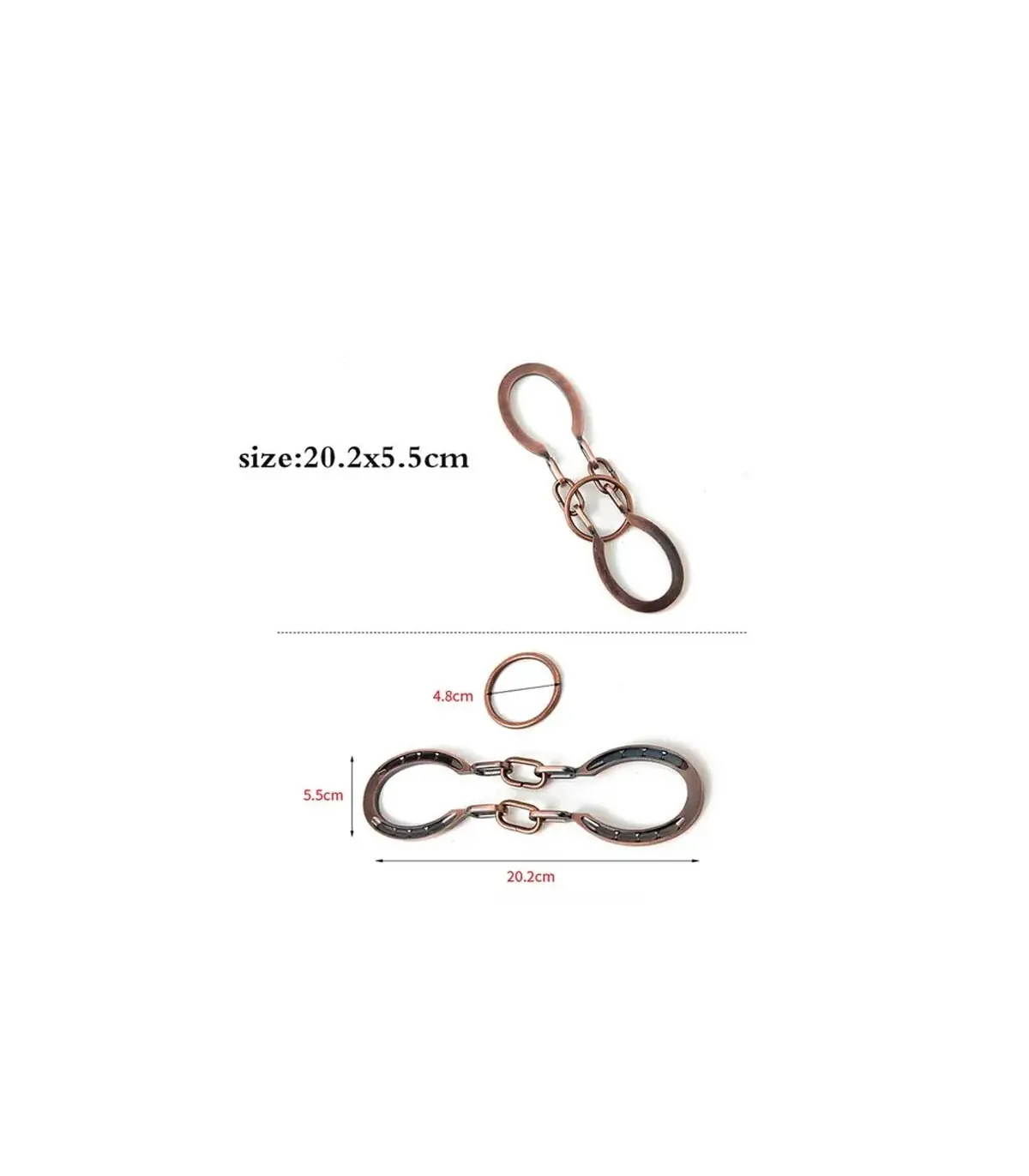 [19 Horseshoe Lock] Jouets classiques non enveloppés IQ, casse-tête en métal, Puzzle magique dé