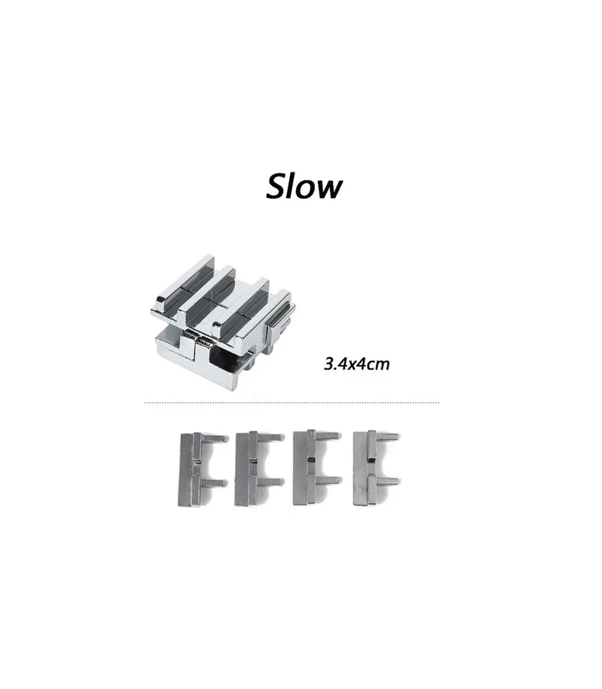 [33 Slow] Jouets classiques non enveloppés IQ, casse-tête en métal, Puzzle magique déroutant, j