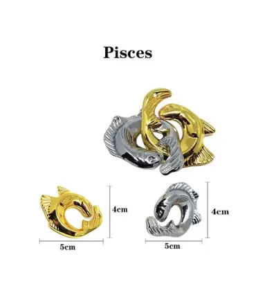 [31 Pisces] Jouets classiques non enveloppés IQ, casse-tête en métal, Puzzle magique déroutant,