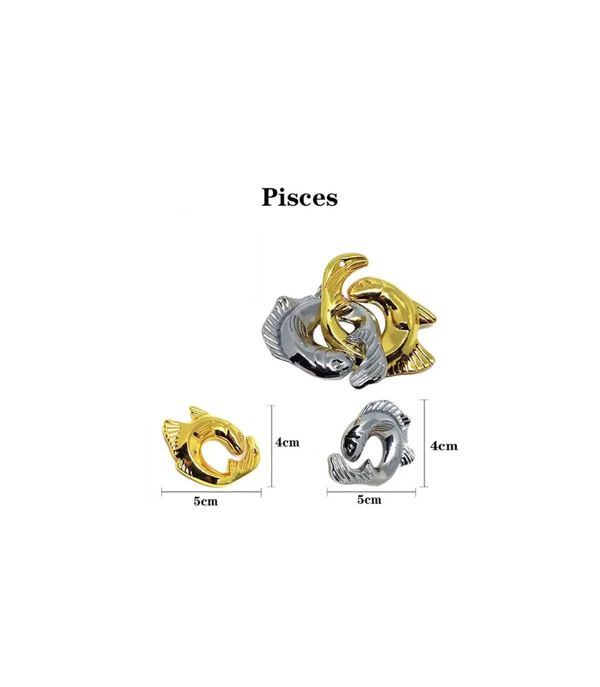 [31 Pisces] Jouets classiques non enveloppés IQ, casse-tête en métal, Puzzle magique déroutant,