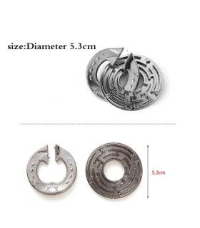 [28 Maze] Jouets classiques non enveloppés IQ, casse-tête en métal, Puzzle magique déroutant, j