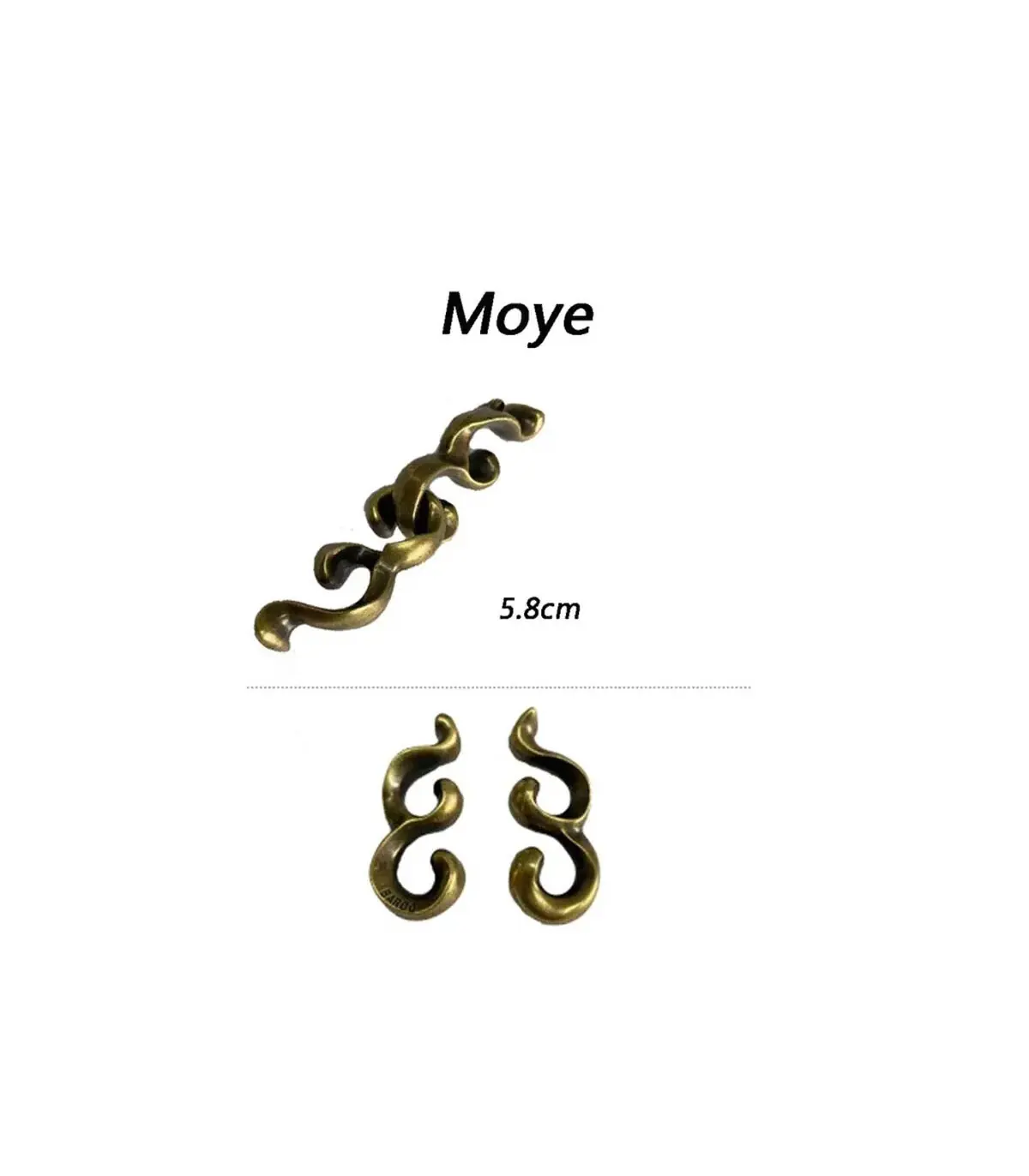 [29 Moye] Jouets classiques non enveloppés IQ, casse-tête en métal, Puzzle magique déroutant, j