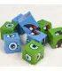 [1 Set] Cube d\'expression émotion, Puzzle en bois, blocs de construction Montessori, jeu pour e