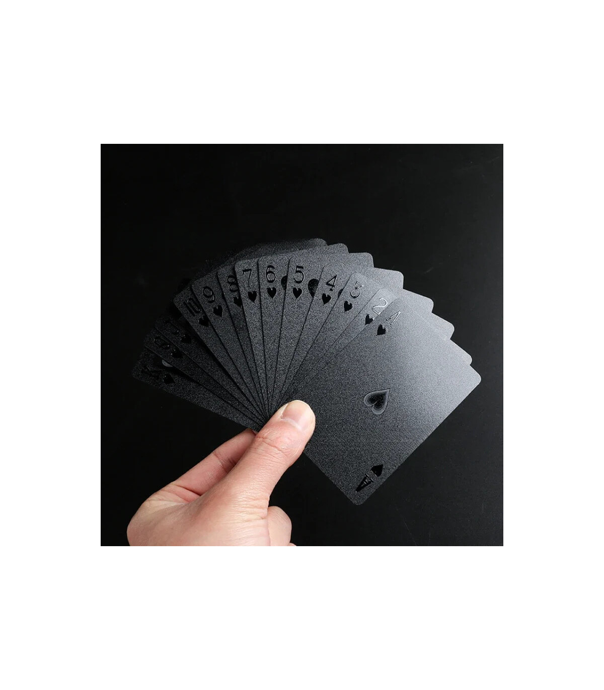 [Golden] Cartes de jeu en plastique résistantes à l\'eau, dorées 24 carats, jeu de poker, jeux d