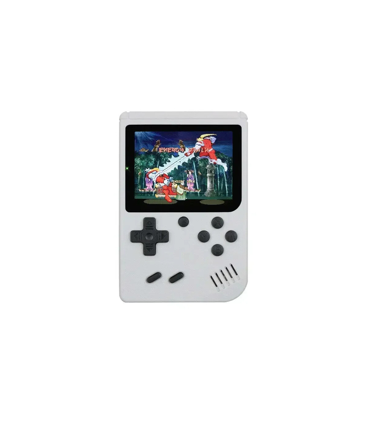 [White] Console de jeu rétro portable – LCD de 3 pouces, plus de 400 jeux classiques 8 bits int