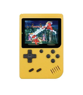 [Yellow] Console de jeu rétro portable – LCD de 3 pouces, plus de 400 jeux classiques 8 bits in