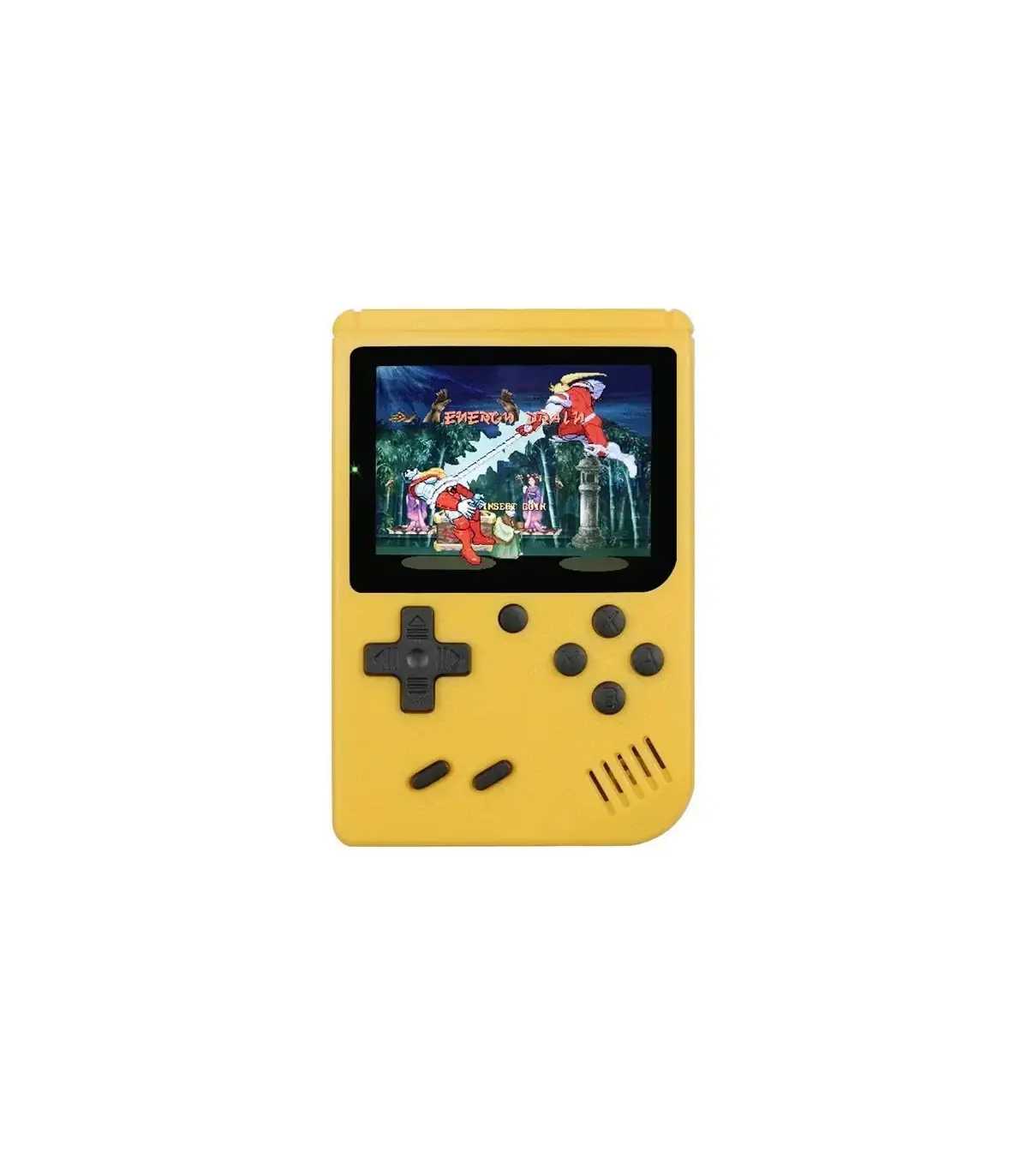 [Yellow] Console de jeu rétro portable – LCD de 3 pouces, plus de 400 jeux classiques 8 bits in