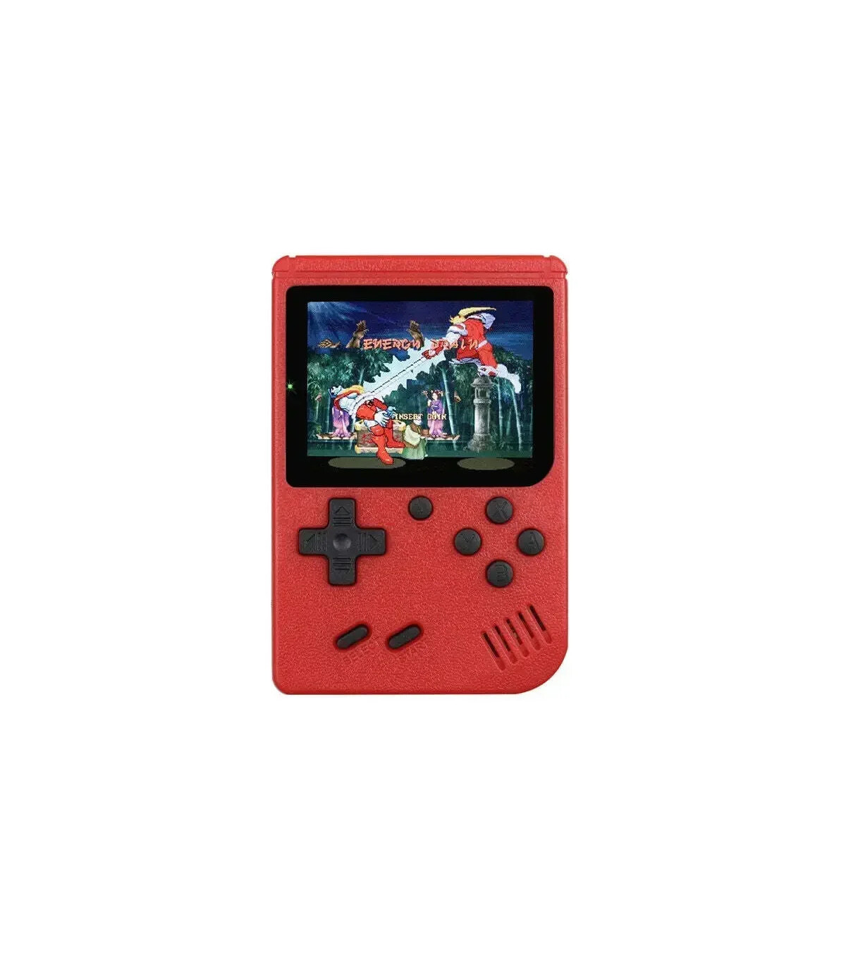 [Red] Console de jeu rétro portable – LCD de 3 pouces, plus de 400 jeux classiques 8 bits intég