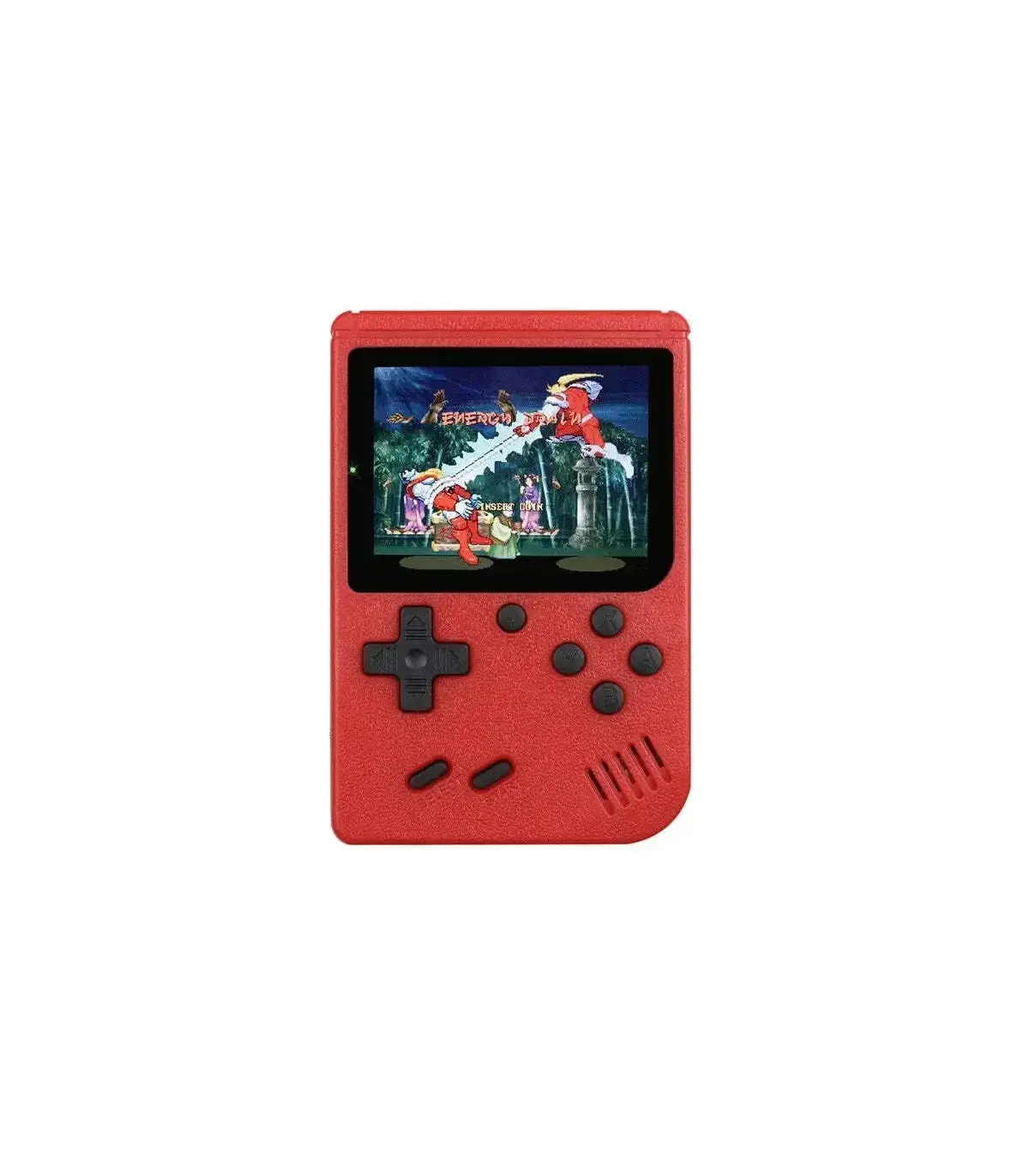[Red] Console de jeu rétro portable – LCD de 3 pouces, plus de 400 jeux classiques 8 bits intég