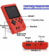 [Blue-Doubles] Console de jeu rétro portable – LCD de 3 pouces, plus de 400 jeux classiques 8 b