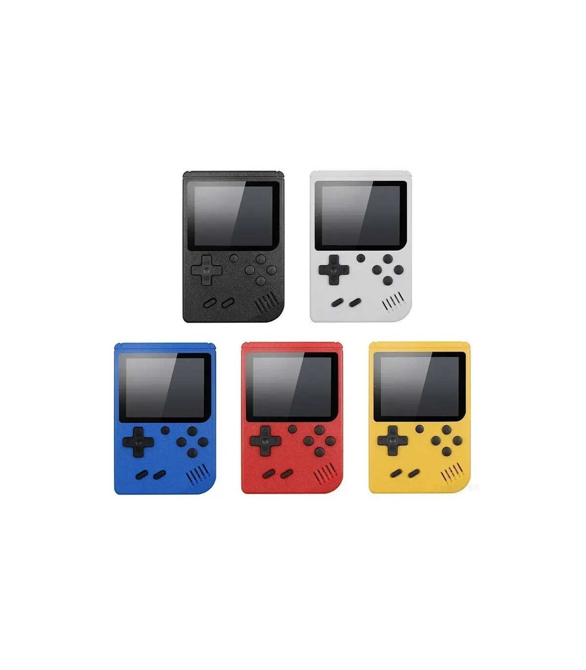 [Blue-Doubles] Console de jeu rétro portable – LCD de 3 pouces, plus de 400 jeux classiques 8 b