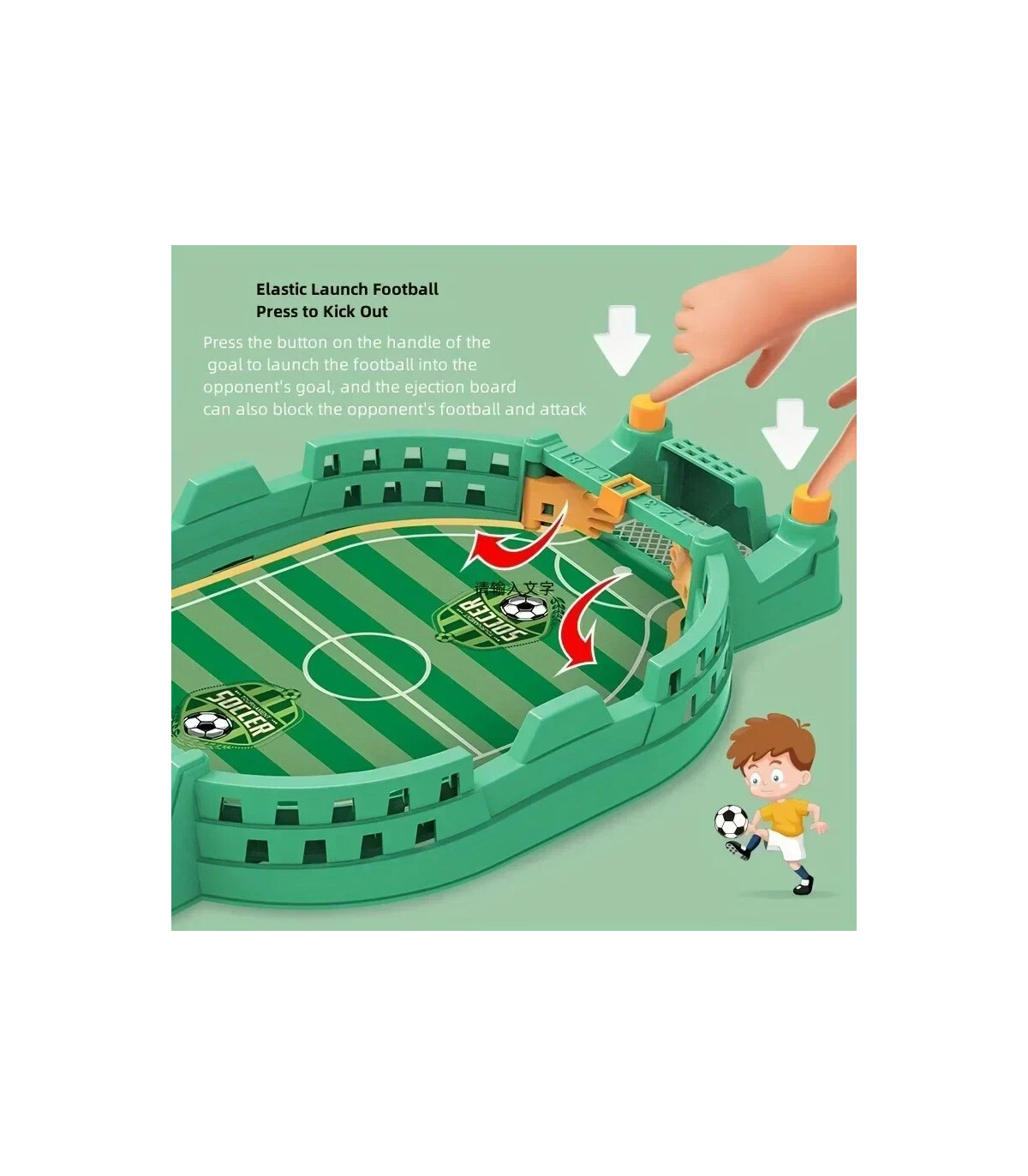 [Blue] Jeux de Football de Table, Pinball de Football pour salle de jeux en salle, dessus de Ta