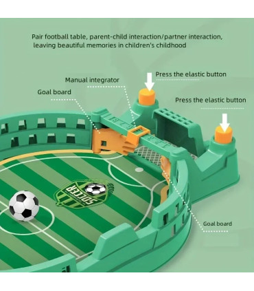 [Green] Jeux de Football de Table, Pinball de Football pour salle de jeux en salle, dessus de T