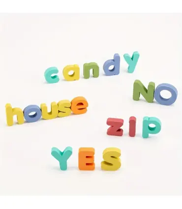 [NB200C1] Puzzle éducatif Abc en bois, boîtier supérieur et boîtier inférieur, lettres pour cad