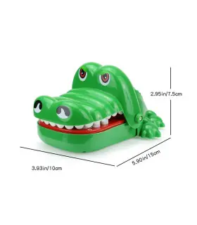 [No box] Dents de crocodile mordant les doigts, jeu de main, jouets drôles pour enfants et adul