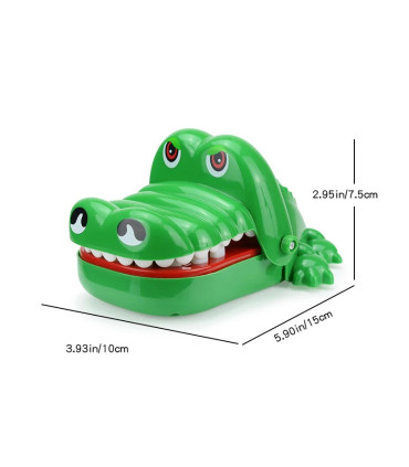 [No box] Dents de crocodile mordant les doigts, jeu de main, jouets drôles pour enfants et adul