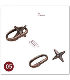 [05 Snake Escape] No1-39 Puzzle débloquant jouets classique IQ métal casse-tête magique dérouta