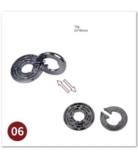 [06 Maze Lock] No1-39 Puzzle débloquant jouets classique IQ métal casse-tête magique déroutant 