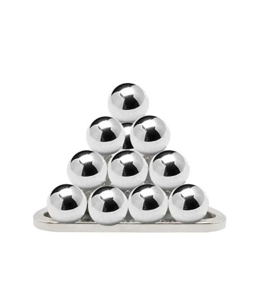 [19 Pyramid] No1-39 Puzzle débloquant jouets classique IQ métal casse-tête magique déroutant Pu