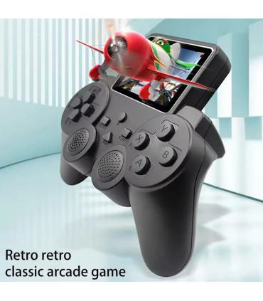 [White] Console portable 520 jeux en 1, jeu rétro 8 bits, mode 2 joueurs, sortie TV AV, cadeau 