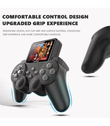 [Black] Console portable 520 jeux en 1, jeu rétro 8 bits, mode 2 joueurs, sortie TV AV, cadeau 