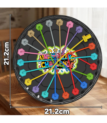 [1pcs] Puzzle de défi de résolution de corde, jouet intellectuel pour enfants, jeu d\'attache de