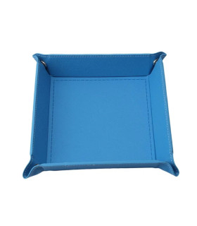 [Blue] Boîte à dés pliante pour jeu, solide, portable, à utiliser