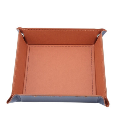 [Brown] Boîte à dés pliante pour jeu, solide, portable, à utiliser