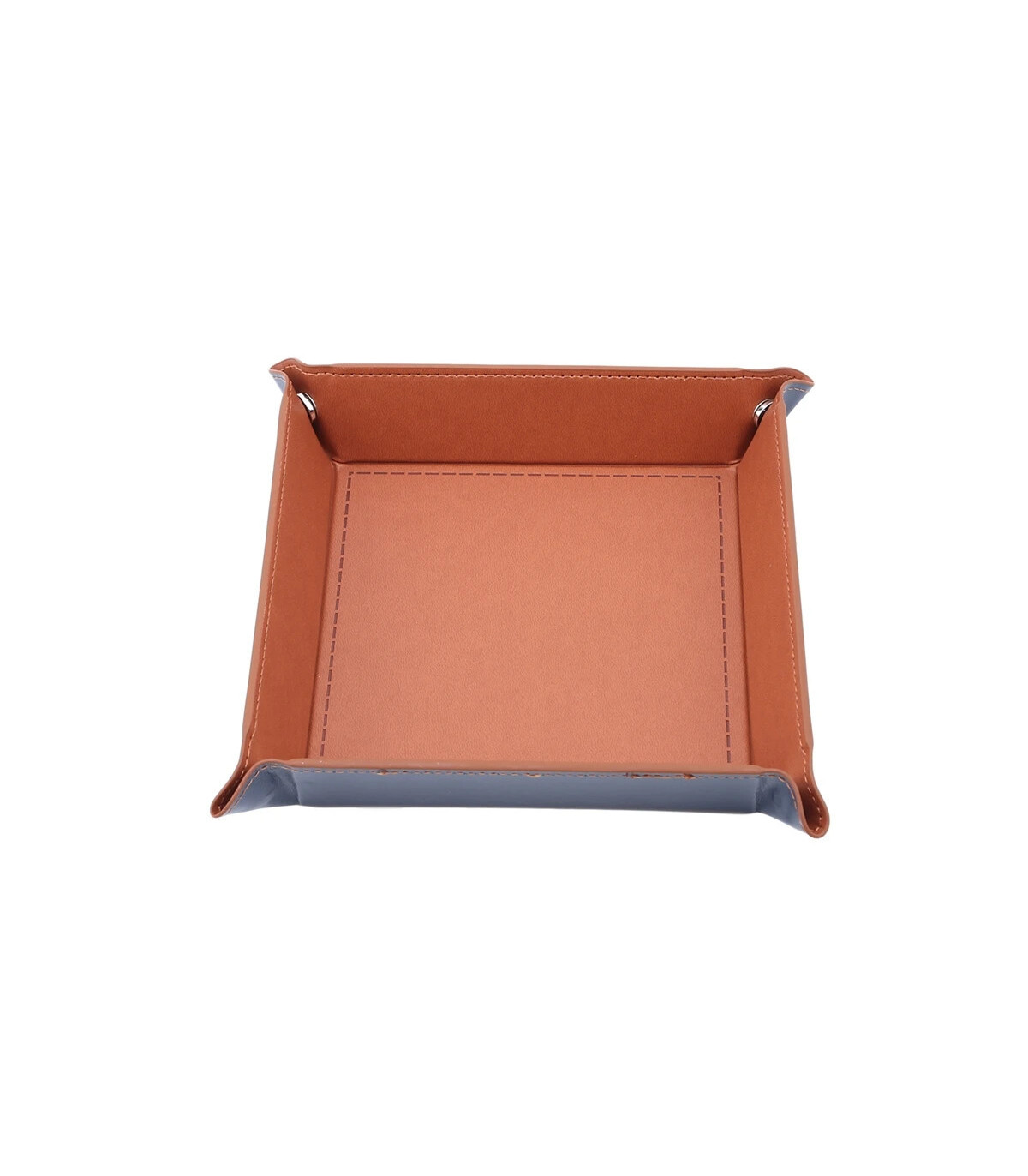 [Brown] Boîte à dés pliante pour jeu, solide, portable, à utiliser