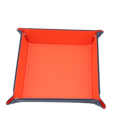 [Orange] Boîte à dés pliante pour jeu, solide, portable, à utiliser
