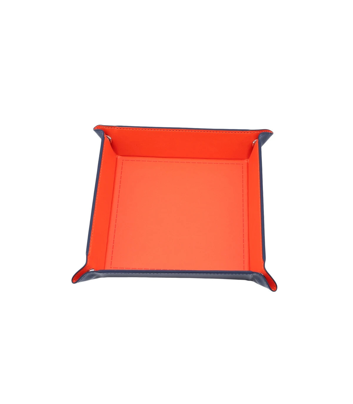 [Orange] Boîte à dés pliante pour jeu, solide, portable, à utiliser