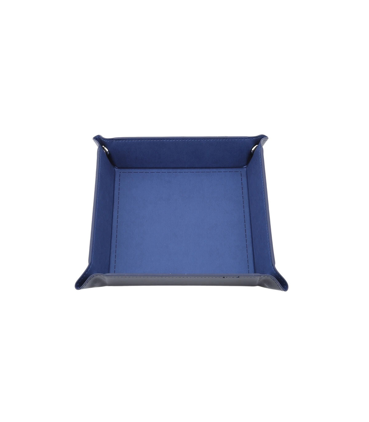 [Dark blue] Boîte à dés pliante pour jeu, solide, portable, à utiliser