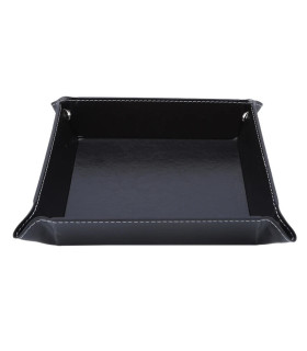 [Black] Boîte à dés pliante pour jeu, solide, portable, à utiliser