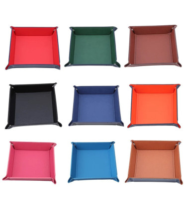 [Red] Boîte à dés pliante pour jeu, solide, portable, à utiliser