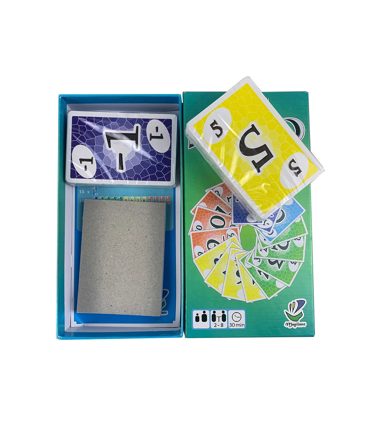 [022] Jeux de cartes Fête des tables pour toute la famille Deck Box Wit Jeux de collection soci