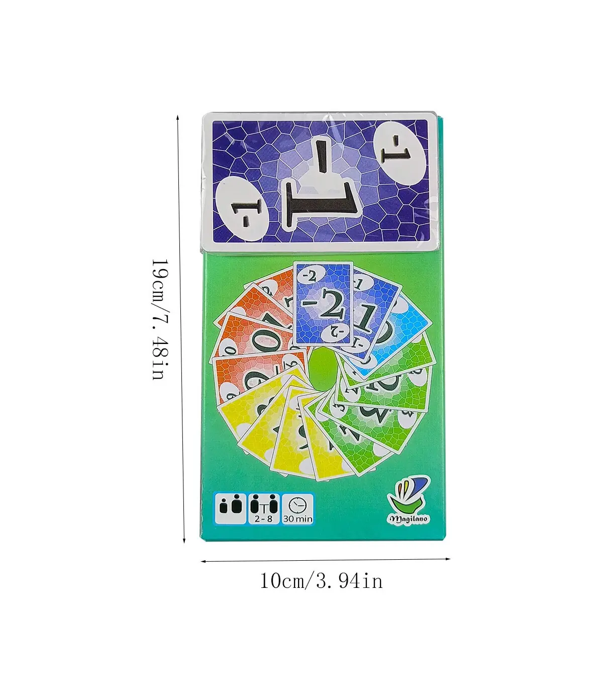 [012] Jeux de cartes Fête des tables pour toute la famille Deck Box Wit Jeux de collection soci