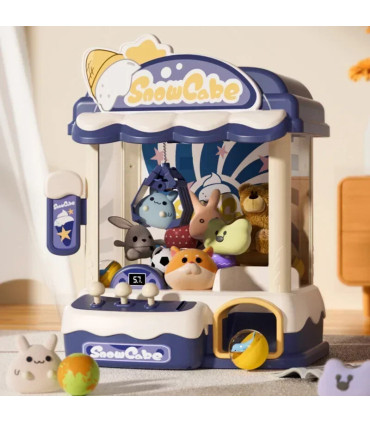 [33976-Pink] Mini Machine à griffes pour enfants, jouets, jeu à pièces de monnaie, prix de bric