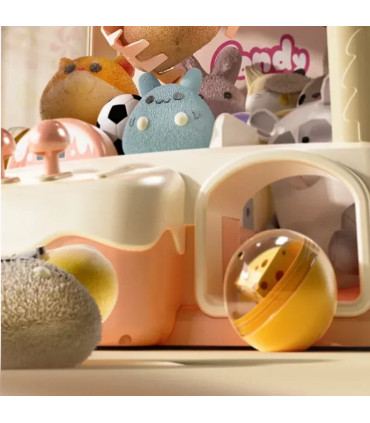 [33976-Pink] Mini Machine à griffes pour enfants, jouets, jeu à pièces de monnaie, prix de bric