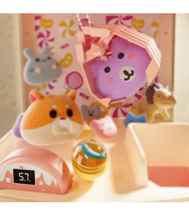 [10pcs Dolls] Mini Machine à griffes pour enfants, jouets, jeu à pièces de monnaie, prix de bri