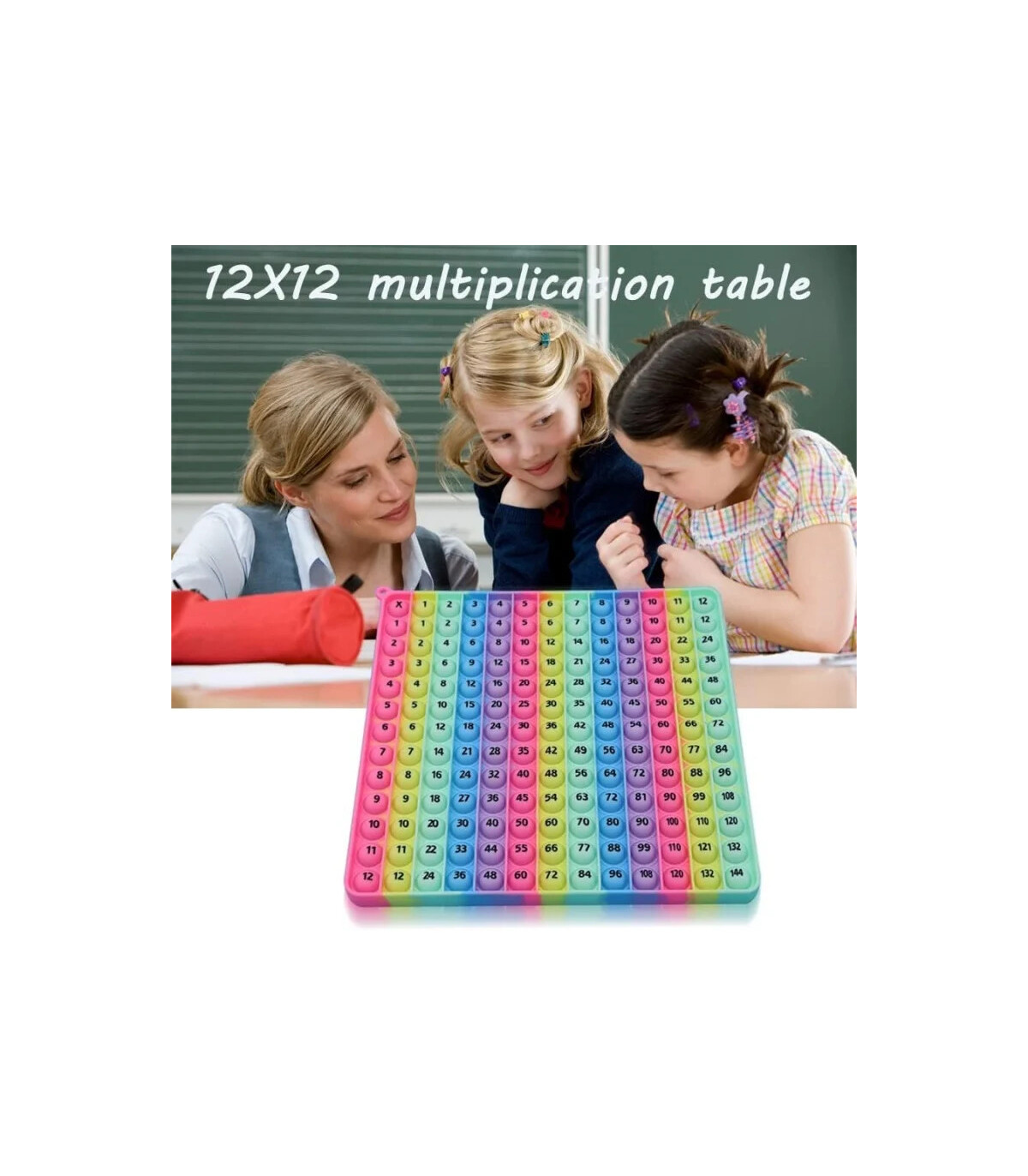 [2 IN 1] Jeu de Multiplication pour enfants, Table d\'addition, cartes Flash mathématiques, joue