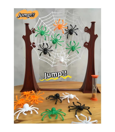 [XL11701A] Jeu d\'araignée rebondissante pour enfants, jouets amusants pour fête de famille, ara