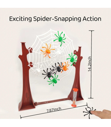 [XL11701A] Jeu d\'araignée rebondissante pour enfants, jouets amusants pour fête de famille, ara