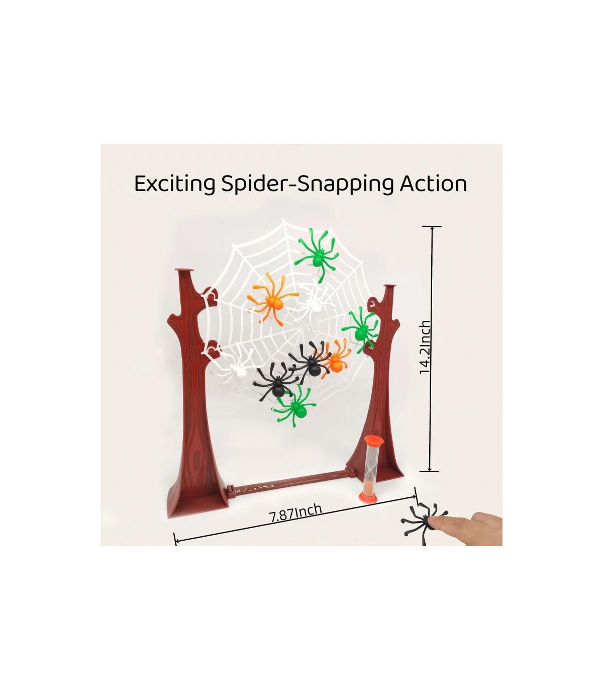 [XL11701A] Jeu d\'araignée rebondissante pour enfants, jouets amusants pour fête de famille, ara